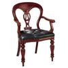 Design Toscano Simsbury Manor Leather Arm Chair AF1061